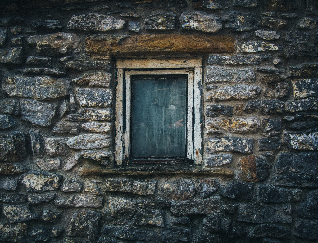 rock wall window